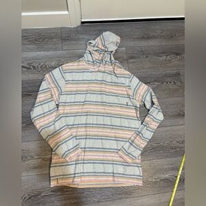Billabong Striped Hooded Sweater